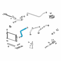 OEM 2014 Buick Regal Lower Hose Diagram - 22853960