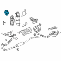 OEM 2020 Honda Civic Cover Comp, Exhaus Diagram - 18120-5AA-A00