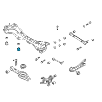 OEM Hyundai Sonata Bushing-Crossmember Diagram - 55456-3V000