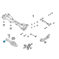 OEM 2014 Kia Cadenza Bush-Rear Suspension Arm Diagram - 552153R000