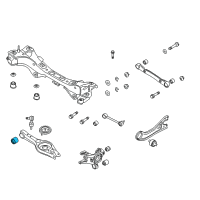 OEM Kia Cadenza Bush-Rear Suspension Arm Diagram - 552153R000