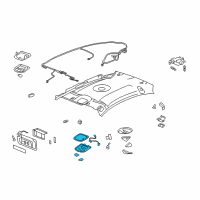 OEM 2007 Saturn Aura Bezel Asm-Roof Console Accessory Switch *Light Ttnum Diagram - 15276450