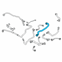 OEM BMW 745e xDrive Multi Purpose Hose Diagram - 17129430887