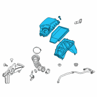 OEM 2016 Chevrolet Malibu Air Cleaner Assembly Diagram - 84588871