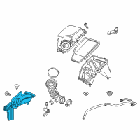 OEM Chevrolet Inlet Duct Diagram - 84027080