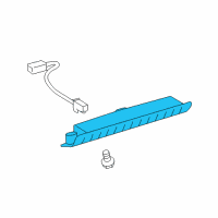 OEM Toyota Highlander High Mount Lamp Diagram - 81570-0T010