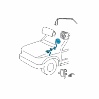 OEM 2003 Ford Explorer Sport Trac Clock Spring Diagram - 5L5Z-14A664-A