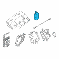 OEM 2014 BMW 320i Radio Remote Control Receiver Diagram - 61-31-8-706-503
