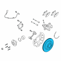 OEM 2021 Ford EcoSport Rotor Diagram - GN1Z-2C026-C