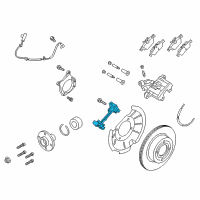 OEM Ford EcoSport Caliper Mount Diagram - BV6Z-2B511-C