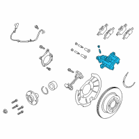 OEM 2018 Ford EcoSport Caliper Diagram - GN1Z-2552-B