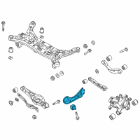 OEM 2019 Hyundai Sonata Arm Assembly-Rear Trailing Arm, RH Diagram - 55280-E6320