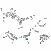 OEM Hyundai Sonata Bush-Rear Trailing Arm, LH Diagram - 55290-E6300