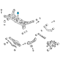 OEM 2015 Hyundai Sonata Bushing-X/Member Rear Diagram - 55460-C1500