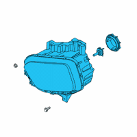 OEM 2020 Kia Soul Driver Side Headlight Assembly Diagram - 92101K0040