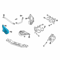 OEM Jeep Grand Cherokee INSULATORPKG-Engine Mount Diagram - 52058929AB