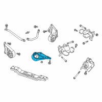 OEM 2002 Jeep Grand Cherokee INSULATOR-Transmission Diagram - 52058995