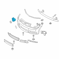 OEM 2012 BMW 135i Ultrasonic Sensor Diagram - 66-20-9-206-443