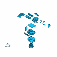 OEM Infiniti M35 Blower Assy-Front Diagram - 27200-EH10A