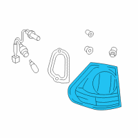 OEM 2007 Lexus RX400h Lens & Body Diagram - 81551-48100