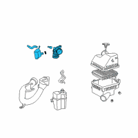 OEM Toyota RAV4 Hose Assembly Diagram - 17880-36010