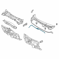 OEM Hyundai Elantra Hose Assembly-Windshield Washer Diagram - 98650-3Y000