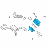 OEM Chevrolet City Express Air Cleaner Body Diagram - 19316245