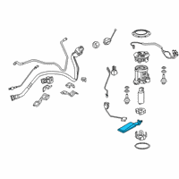 OEM Lexus RX450h Fuel Pump Filter Diagram - 23217-31090