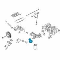 OEM Nissan Oil Pump Assy Diagram - 15010-EZ40A