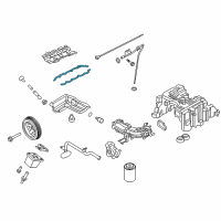 OEM 2017 Nissan Titan XD Reinforcement-Oil Pan Diagram - 11115-EZ40C