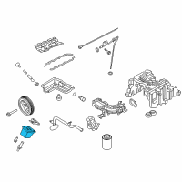 OEM 2017 Nissan Titan XD Cooler ASY Oil Diagram - 21305-EZ49A