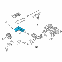 OEM 2017 Nissan Titan XD Pan Assy Oil Diagram - 11111-EZ40A