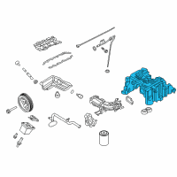 OEM Nissan Titan XD Manifold Assy-Intake Diagram - 14001-EZ40B