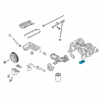 OEM 2018 Nissan Titan XD Gasket-Intake Manifold Diagram - 14035-EZ40A