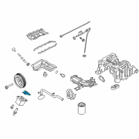 OEM 2019 Nissan Titan XD Gasket-Oil Cooler Diagram - 21304-EZ40A