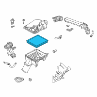 OEM 2015 Cadillac XTS Air Filter Diagram - 22989313