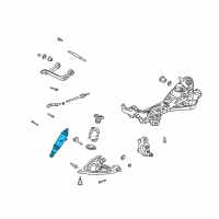 OEM Buick Rendezvous Rear Shock Absorber Assembly Diagram - 15233488