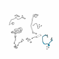 OEM BMW Oil Pipe Diagram - 11-42-7-634-679