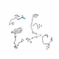 OEM 2009 BMW 750i Engine Coolant Hose Diagram - 11-53-7-577-015