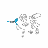 OEM 2007 Chevrolet Corvette Clock Spring Diagram - 19153097