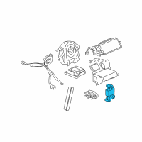 OEM 2008 Chevrolet Corvette Front Sensor Diagram - 15781091