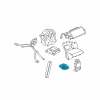 OEM 2006 Chevrolet Corvette Side Sensor Diagram - 10362535