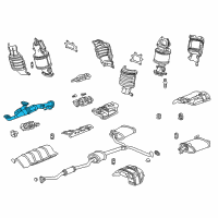 OEM 2007 Acura TL Pipe A, Exhaust Diagram - 18210-SEP-A52