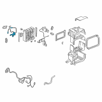 OEM 1998 Honda Civic Valve Assembly, Expansion (10N) Diagram - 80220-S84-A02