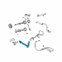 OEM Lexus Cooler Sub-Assy, Power Steering Oil, NO.1 Diagram - 44402-53031
