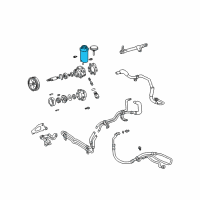 OEM Lexus IS300 Reservoir Assy, Vane Pump Oil Diagram - 44306-24080