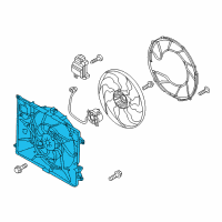 OEM 2015 Hyundai Genesis SHROUD-Radiator Diagram - 25350-B1280