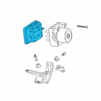 OEM 2013 Cadillac ATS ABS Control Unit Diagram - 22932435