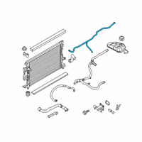 OEM Lincoln MKC Reservoir Hose Diagram - EJ7Z-8B081-A