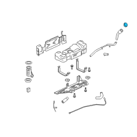 OEM Saturn Vue Fuel Cap Diagram - 15794103